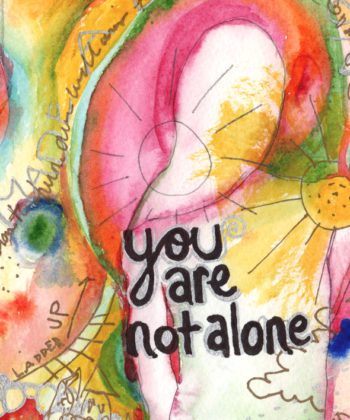 you are not alone print
